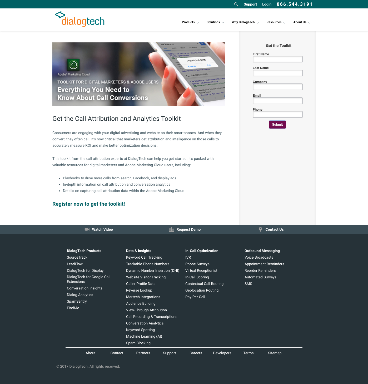 Toolkit Landing page